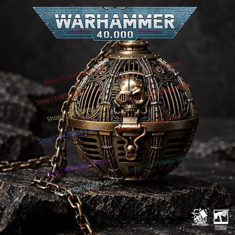 40K Peripheral Metal Incense Burner, Mechanicus Archmagos Aromatherapy Furnace, Household Incense Plate Ornament, Holiday Gift