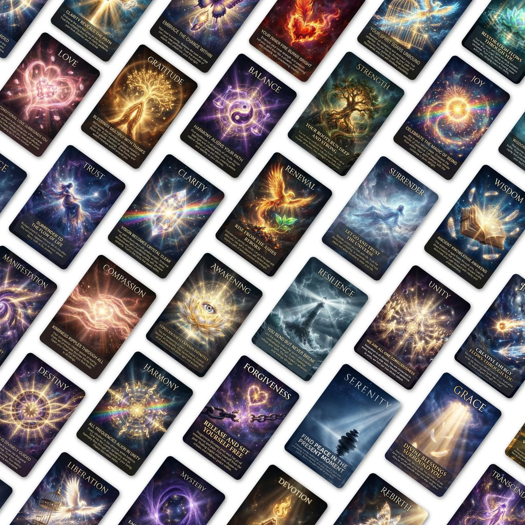 New 50Pcs Interactive Tarot Card Game Cosmic Mystery Oracle Cards for Entertainment And Spiritual Guidance Ideal for Parties