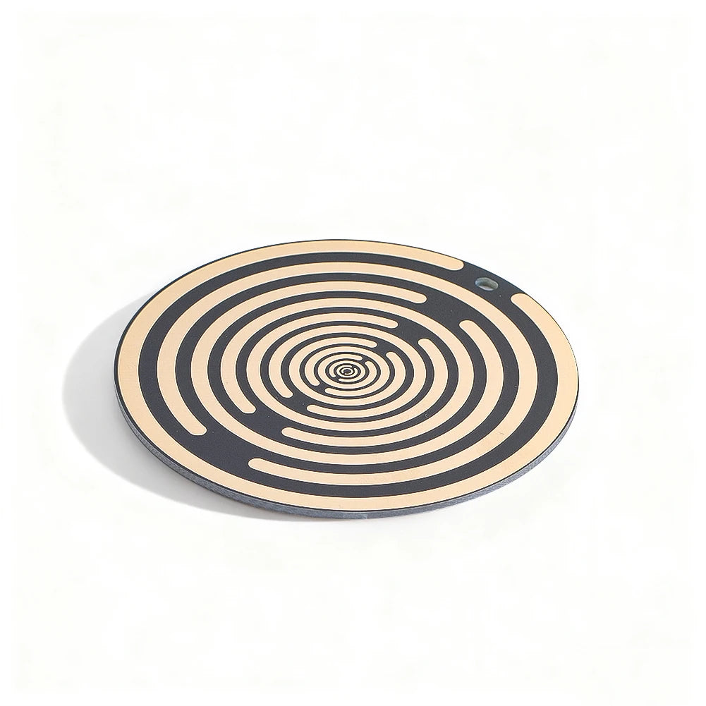 Polarization Energy Disk MWO Disk Multi-Wave Oscillator Double Sided Antenna Lakhovsky Balance Energy Disc Meditation Pendant