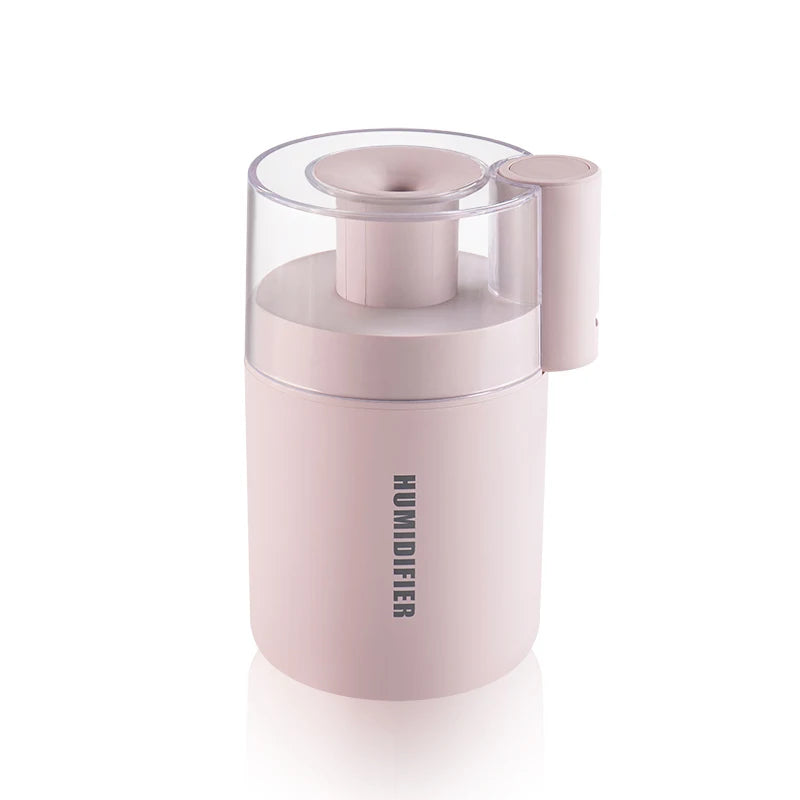 USB Portable 180ML Mini Air Humidifier for Bedroom Desktop Car Home-Silent Atomization with Aromatherapy Function