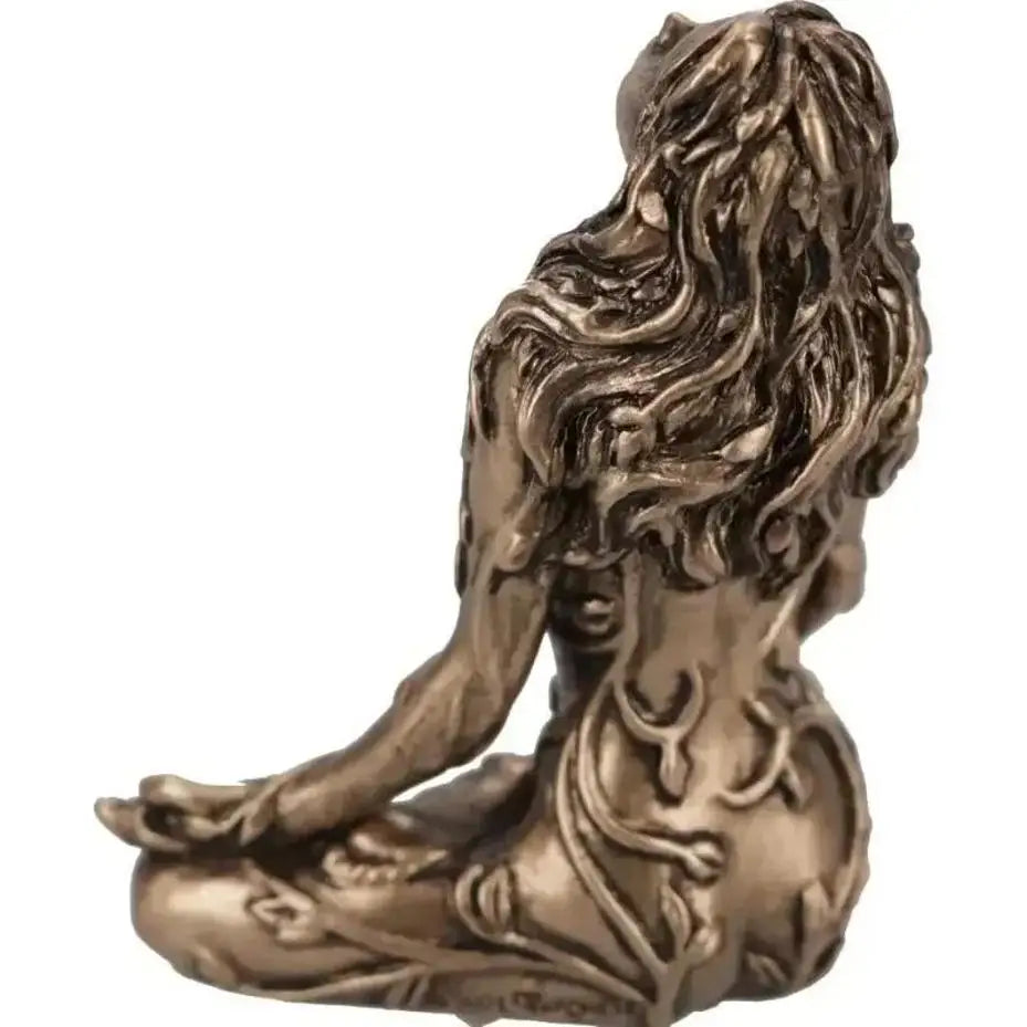 1 Pcs Mother Earth Statue Mini Gaia Fairy Decorative Buddha Statue Decor Figurines Goddess Healing Chakra Meditation Home Decor