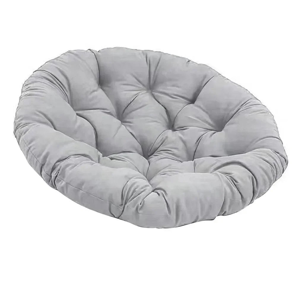 1pc Waterproof Chair Rocking Cushion Chair Hanging Basket Chair Papaya Chair Round Cushion 60x60 Cm Home Textile Accessories