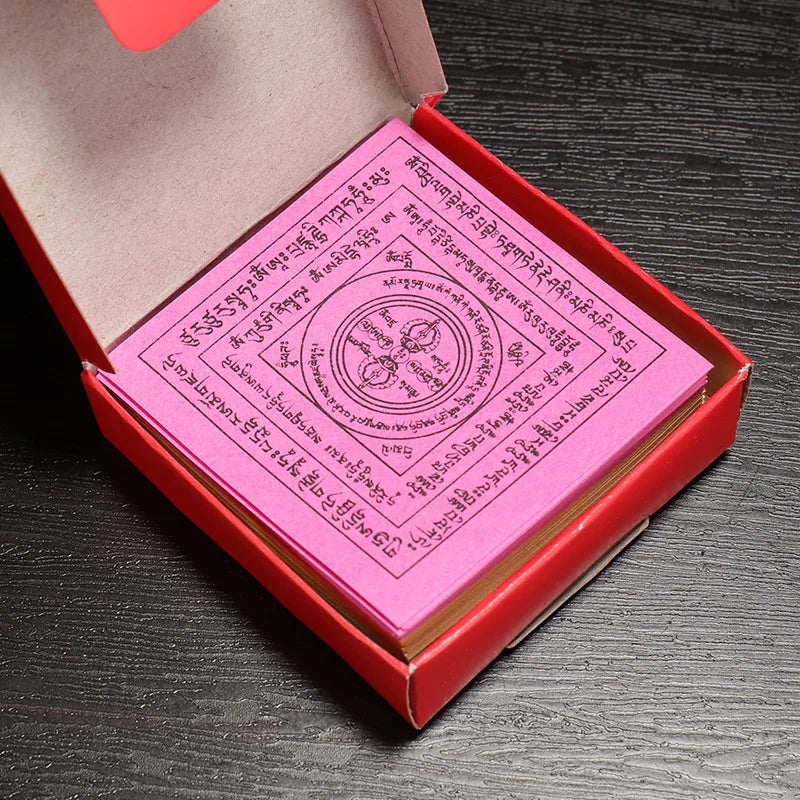 Traditional Folk Ritual Burning Paper Printed Mantra Pattern 280 Sheets Per Bundle Outdoor Incense Ceremony Supply