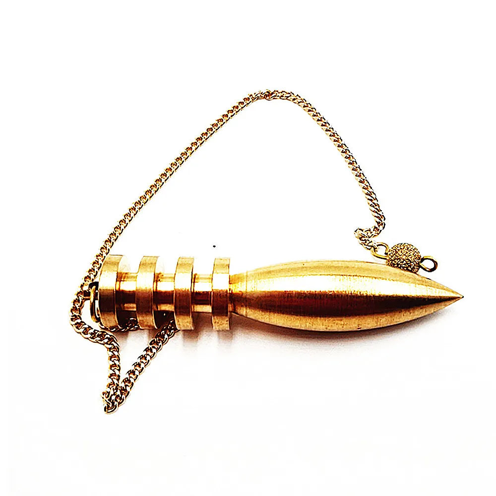 2.5in Healing Metal Pendulums for Divination Plate Copper Pendulum High Energy Pendulo De Bronce Pendulos De Mesa