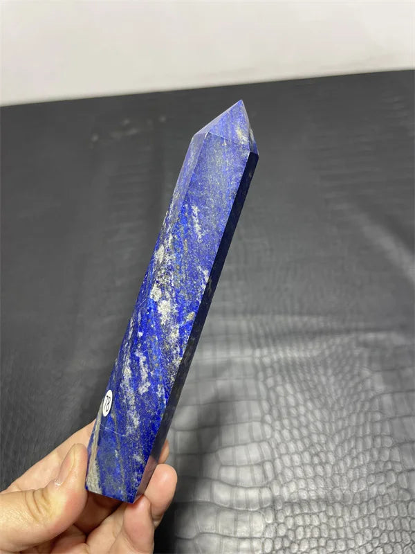 High Quality Natural Crystal Crafts Lapis Lazuli Point 15-20cm large Lapis healing Crystal Big Tower for decoration