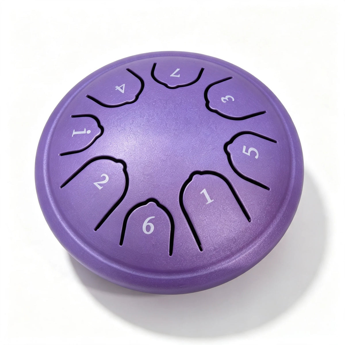 Miwayer 8 Tone 4.5 Inch Steel Tongue Drum Mini Handpan with Mallets Portable Meditation Percussion Instrument