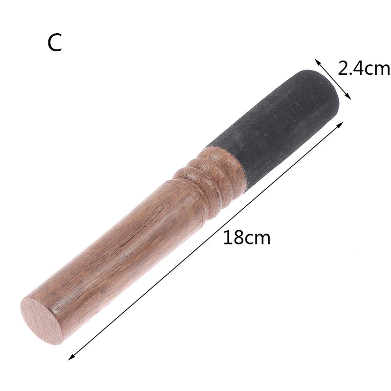 12.5cm 13cm 18cm Tibetan Singing Bowl Leather Stick Handmade Tibetan Bowl Leather Mallet for Yoga Chanting Meditation