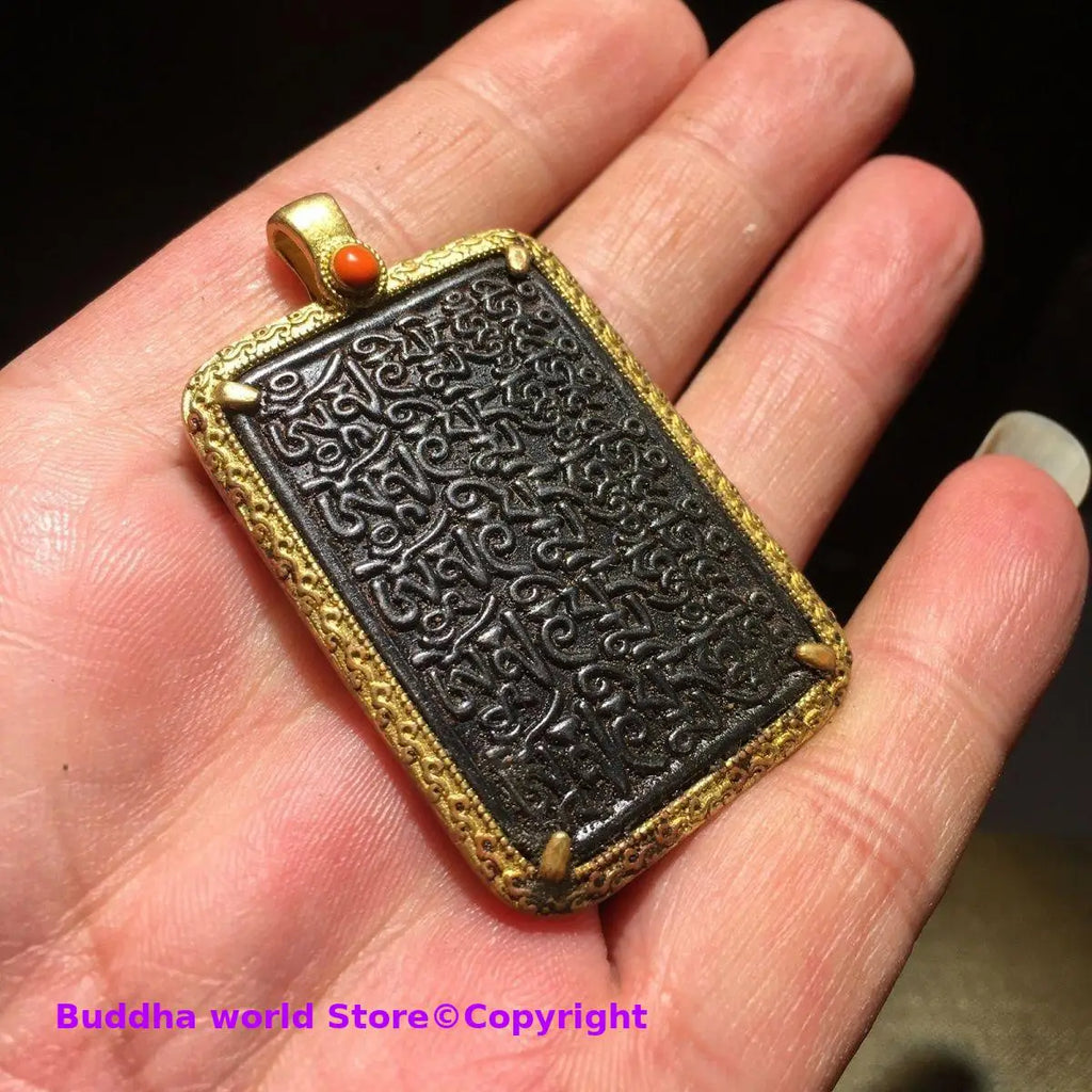 2026 Thailand Tibet Buddhist pocket efficacious divine Thogchag Buddha figure Mantra scripture Amulet Pendant safety good luck