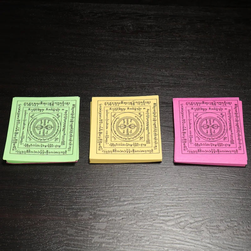 Traditional Folk Ritual Burning Paper Printed Mantra Pattern 280 Sheets Per Bundle Outdoor Incense Ceremony Supply