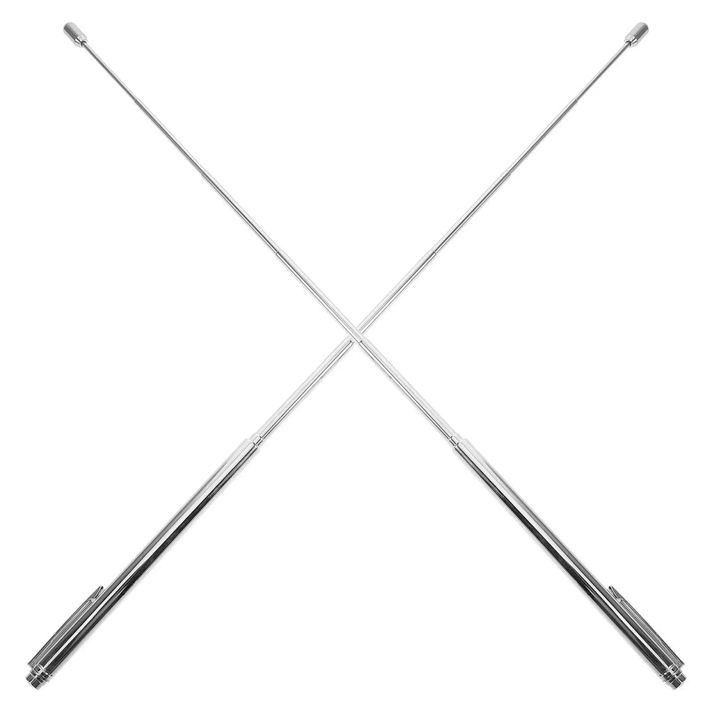 2Pcs Stainless Steel Rods Sensitive Divining Rods for Water Vein Detection Spirit Hunting Treasure Finding