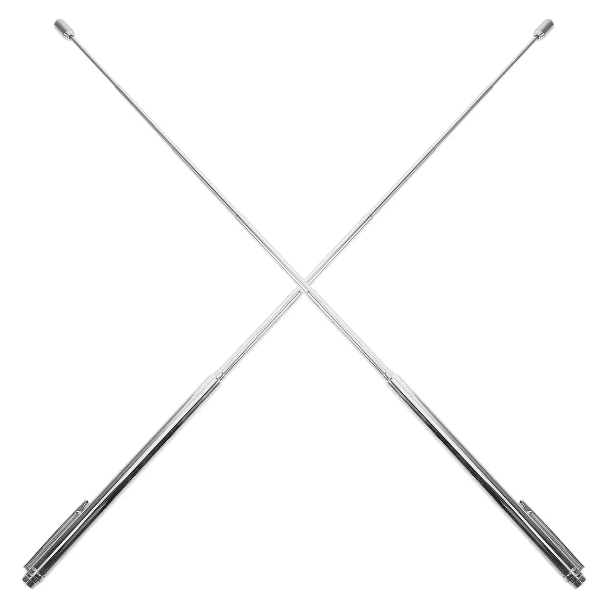 2Pcs Stainless Steel Rods Sensitive Divining Rods for Water Vein Detection Spirit Hunting Treasure Finding