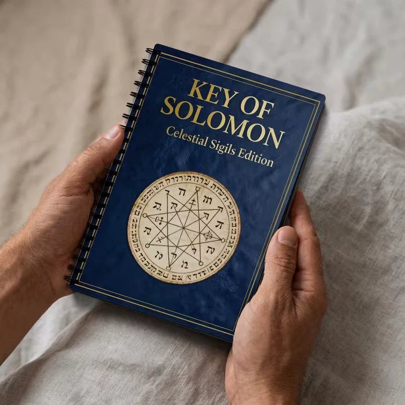 Key of Solomon Celestial Sigils Edition Book - Solomon's Seal Manual for Occult And Esoteric Studies