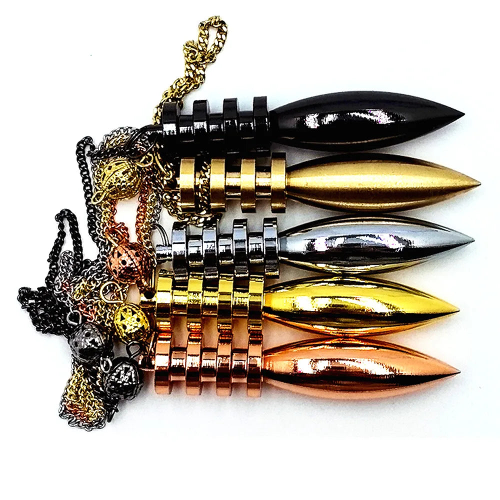 2.5in Healing Metal Pendulums for Divination Plate Copper Pendulum High Energy Pendulo De Bronce Pendulos De Mesa