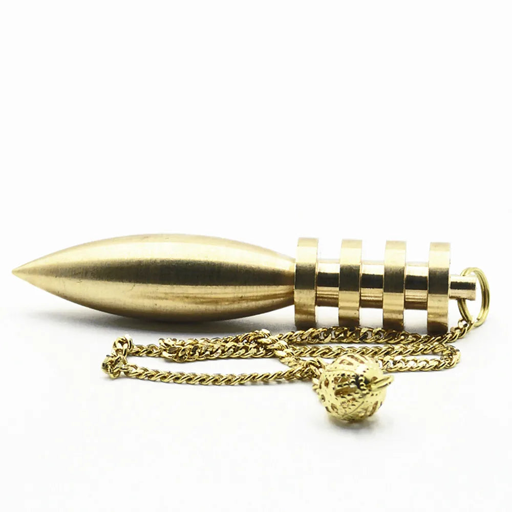 2.5in Healing Metal Pendulums for Divination Plate Copper Pendulum High Energy Pendulo De Bronce Pendulos De Mesa