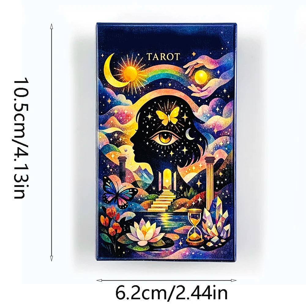 New Mystic Payche Tarot Cards 78 Cards Prediction Divination Tarot Deck Party Board Game Entertainment Leisure Cards Game
