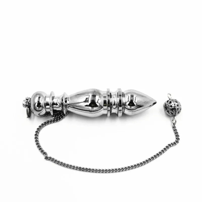 Wholesale, Metal Pendulum For Dowsing Divination Healing Spiritual Wicca Women Men Amulet Screw Shape Pendule Radiestesia Charm