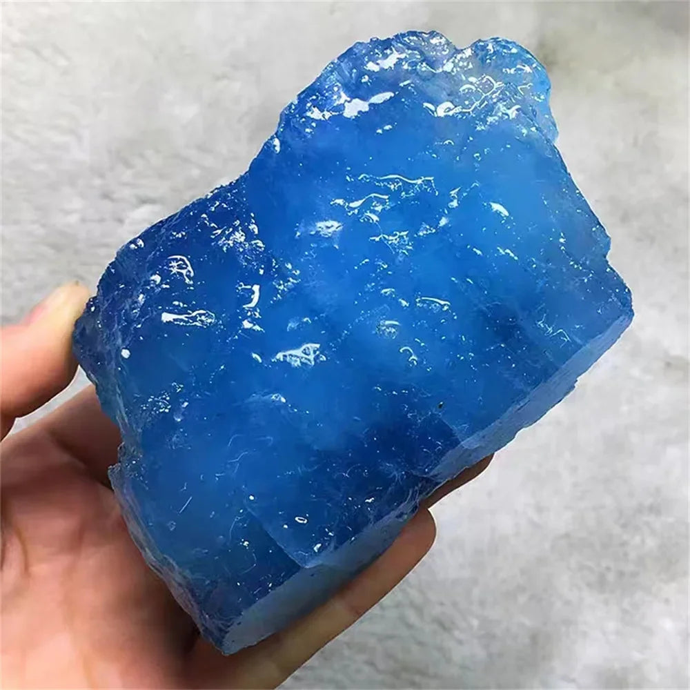100% Natural Aquamarine, Raw Stone, Natural Aquamarine Crystal, Reiki Healing Wealth Gems,Degaussing Ore
