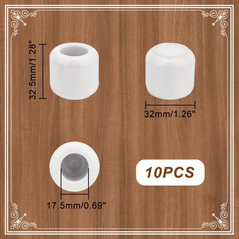 10 Pieces Ceramic Candle Holder White Ceramic Chime Ritual Spell Candle Holders for Taper Rituals Spells Altar Wiccan Supplies