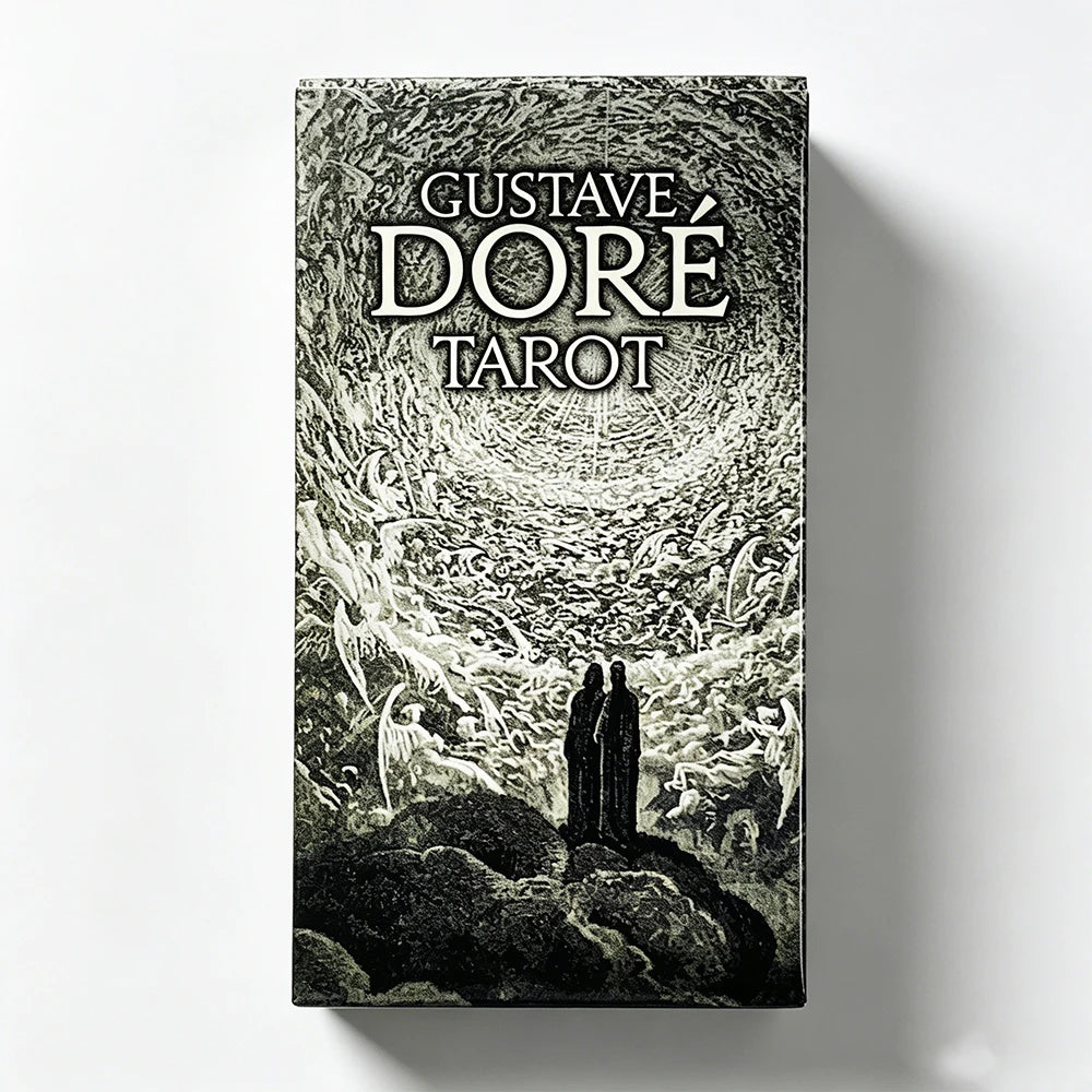 Gustave Dore Tarot Cards With Paper Instruction Manual For Beginners & Pros, Ideal For Divination, Meditation & Gifts
