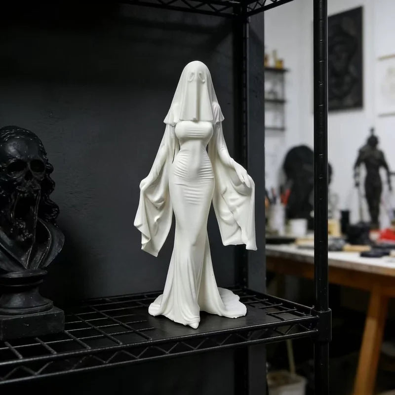 10cm/4Inch Character Figurine, Spiritual Banner Design, 3D Printed Collectible Ornament, Desktop Decorations