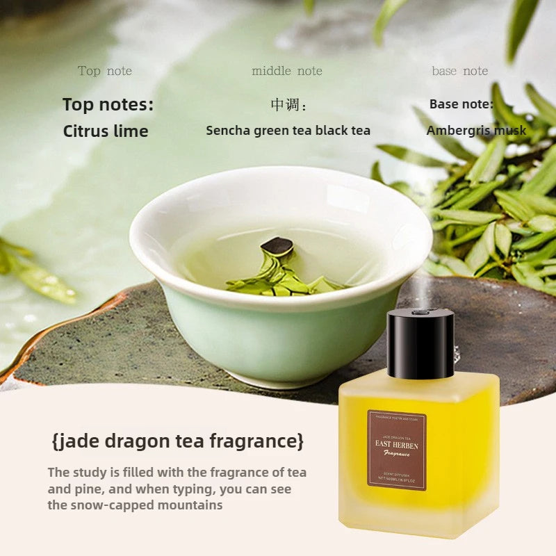 500ml Reed Diffuser Oil Flameless Home Fragrance Air Freshener Tea Scent Air Car Odor Sticks Aromatherapy Diffuser