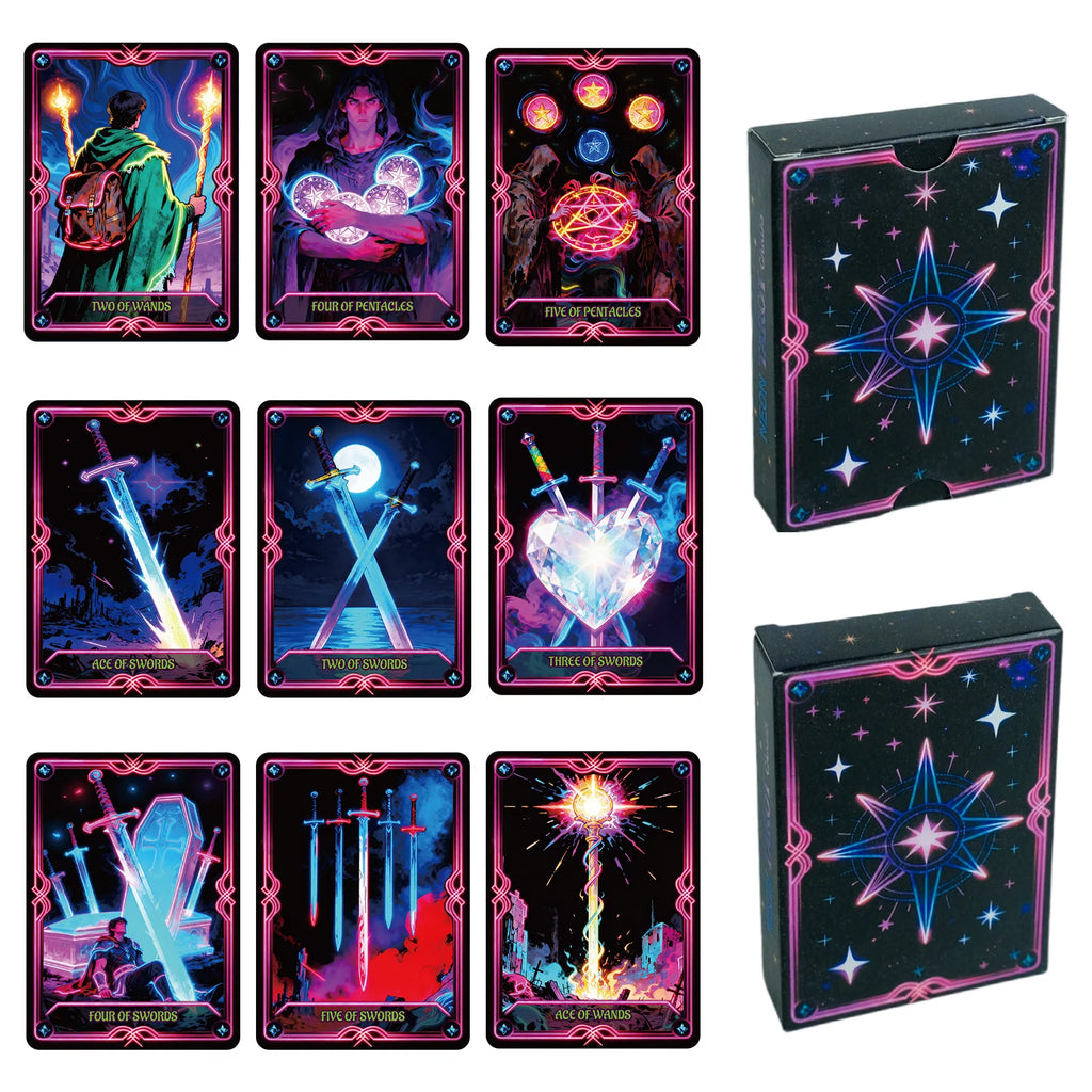 50Pcs Tarot Cards Oracle Spiritual Guidance Conversation Game Party Game for Adults Gift Friend Party