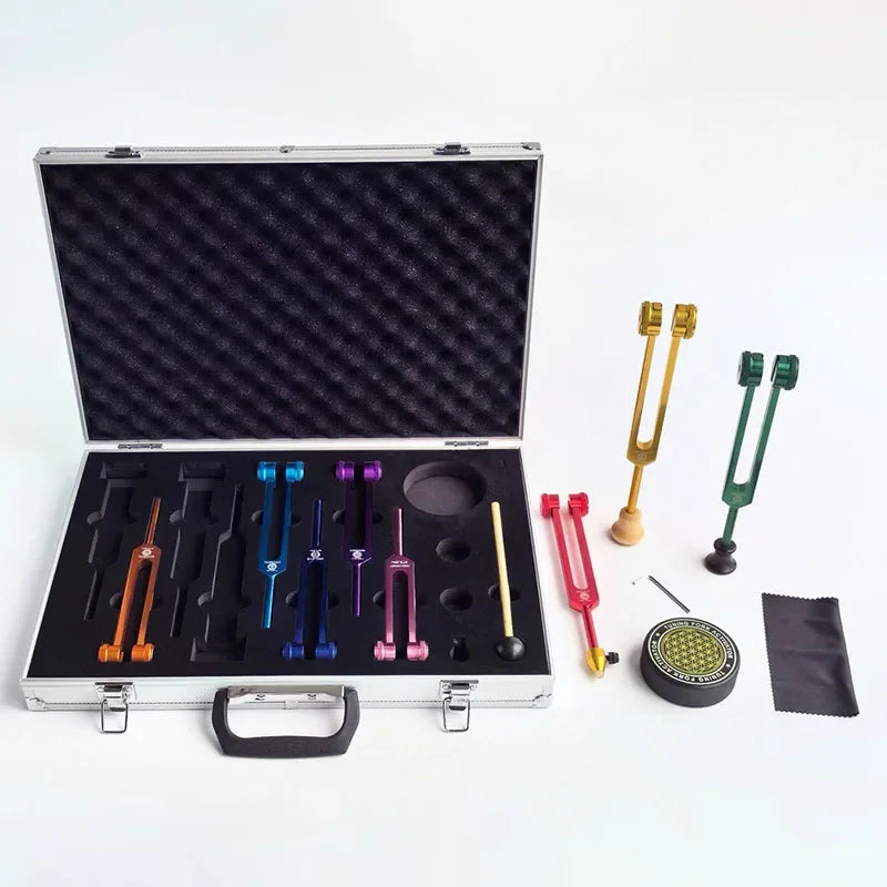 Colorful Tuning Fork Set