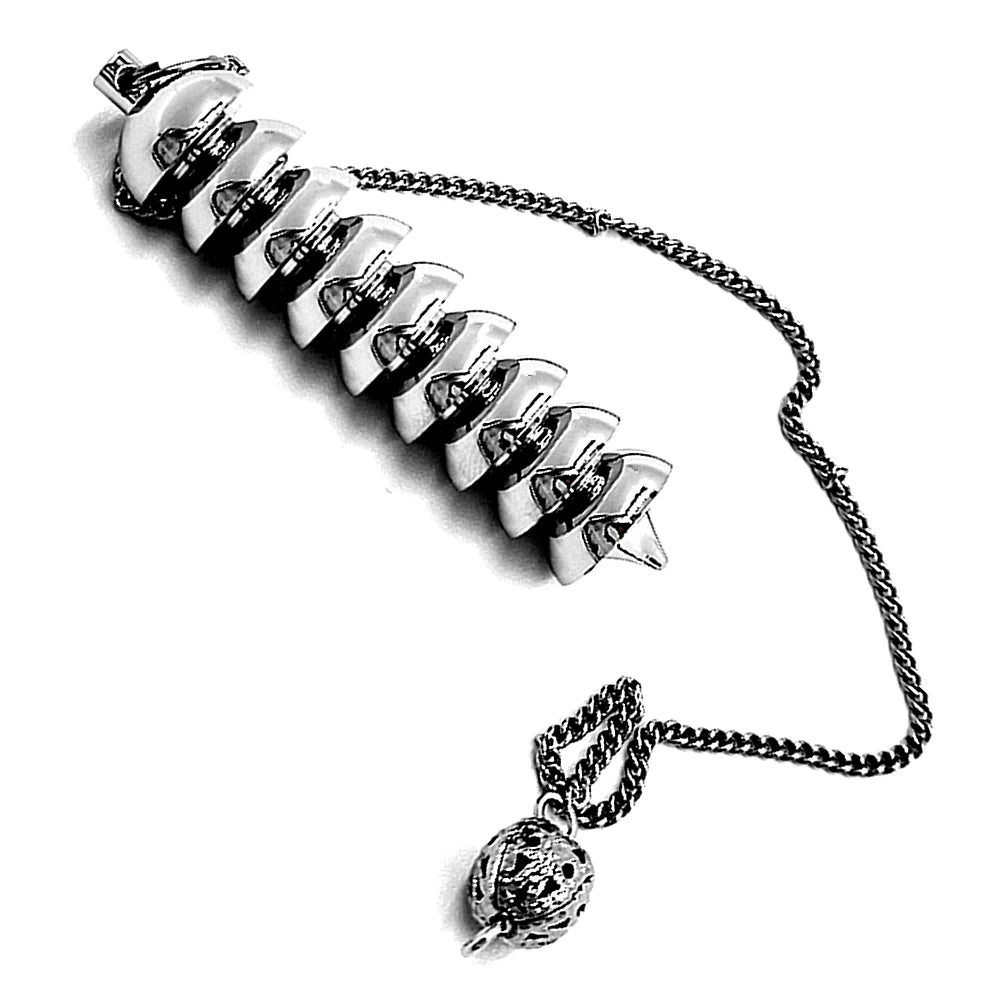 Wholesale, Metal Pendulum For Dowsing Divination Healing Spiritual Wicca Women Men Amulet Screw Shape Pendule Radiestesia Charm