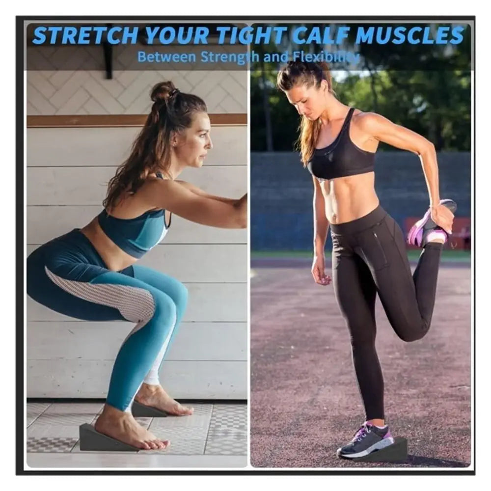 1 Pair Incline Design Yoga Squat Wedge Stability Training Adjustable Triangle Yoga Blocks Leg Recovery Calf Stretch