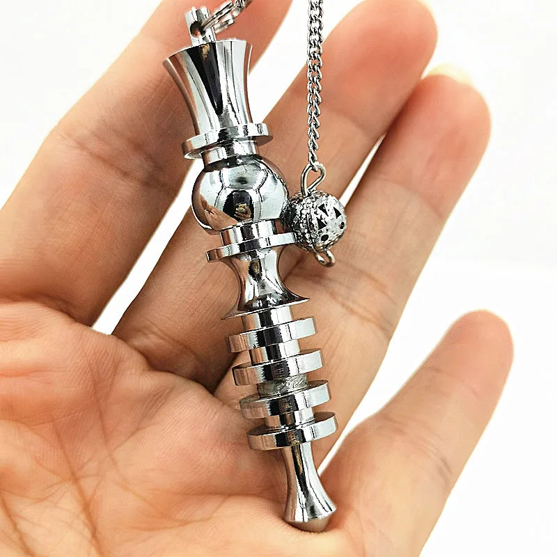 Wholesale, Metal Pendulum For Dowsing Divination Healing Spiritual Wicca Women Men Amulet Screw Shape Pendule Radiestesia Charm