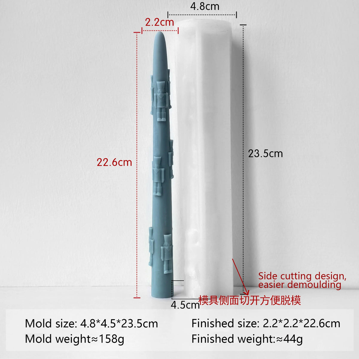 Long Candle Silicone