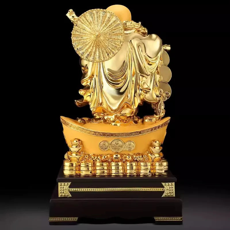 Resin Maitreya Buddha Statue, Big Belly Changing Buddha Statue, Home Living Room, Housewarming Lucky Craft Gifts