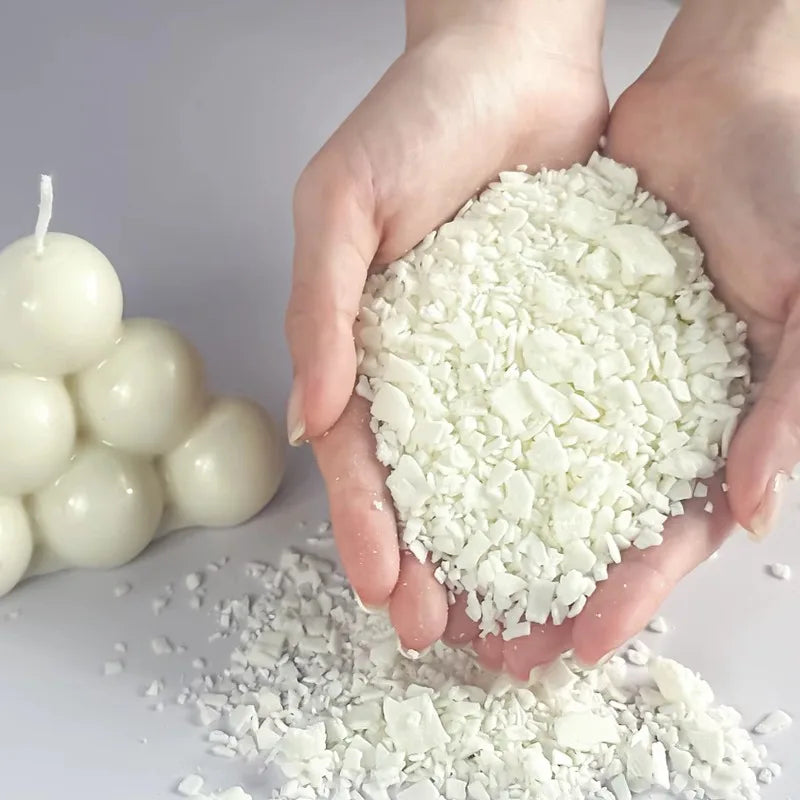 1kg/500/250/100g Pure Soy Wax for Handmade Candles Pre-Core Pigments Aromatherapy Material DIY Crafting Supplies
