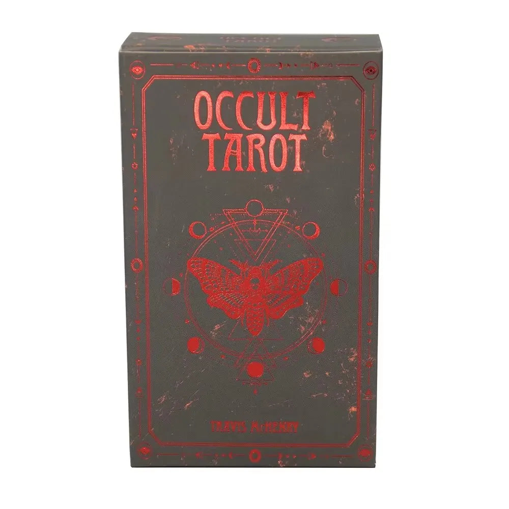 Occult Tarot 78 Divination Cards Set Deck Oracle Card Family Party Playing Cards Board Solomonic Ancient Magickal Grimoires Toy