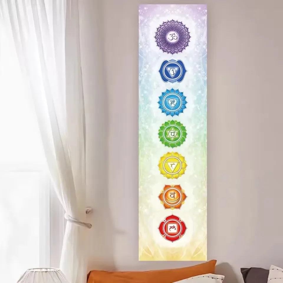 Colorful Chakra Yoga Meditation DIY Large Size Full Square Round Spiritual Energy Buddha Diamond Painting Kits 5D Diamond Art