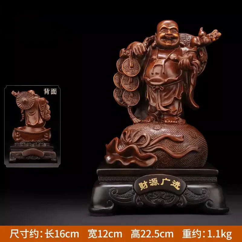 Resin Maitreya Buddha Statue, Big Belly Changing Buddha Statue, Home Living Room, Housewarming Lucky Craft Gifts
