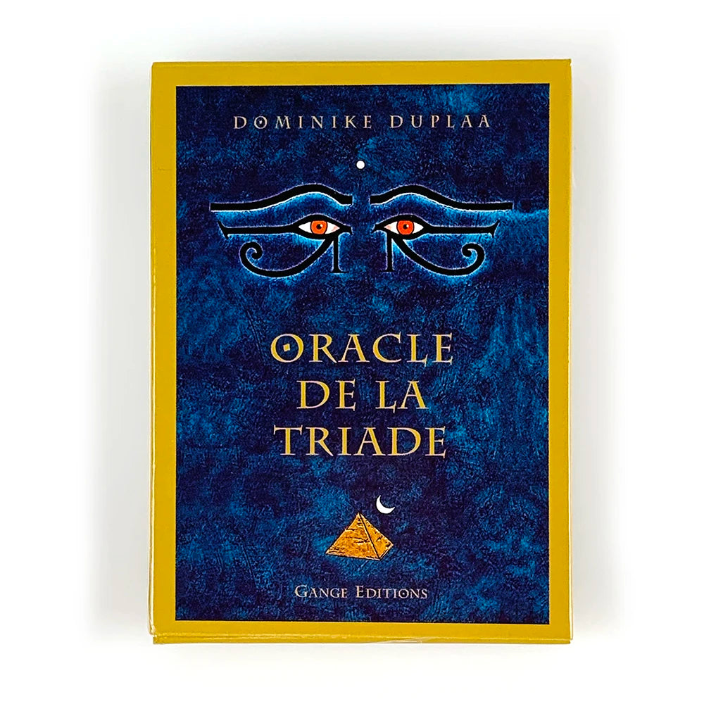 Oracle De La Triade Oracle Cards 57-Card Deck With Paper Instruction Manual,French Version Mystic Divination Cards Game 10.2*7.3