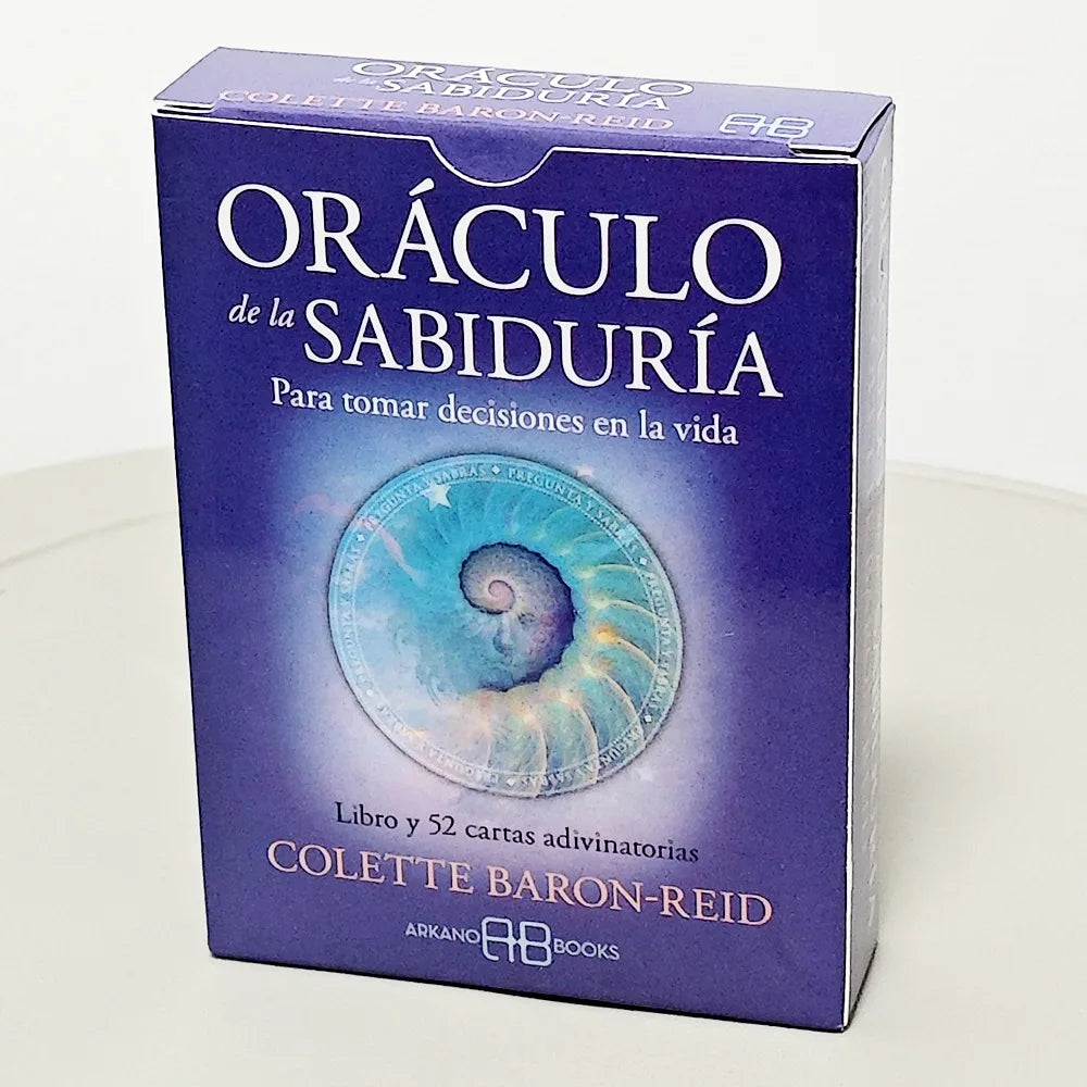 Oracle of Wisdom To Make Decisions In Life 10.5*7.5cm 52 Divination Oracle Cards Spanish Edition