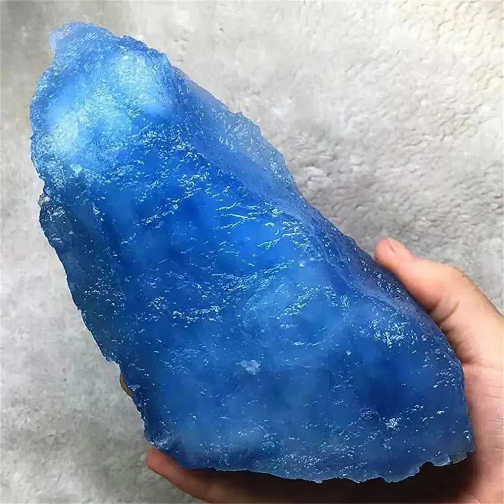 100% Natural Aquamarine, Raw Stone, Natural Aquamarine Crystal, Reiki Healing Wealth Gems,Degaussing Ore