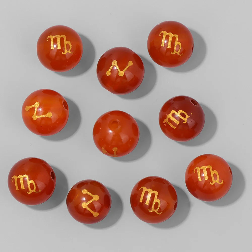 12 Zodiac Mooonstone Charms