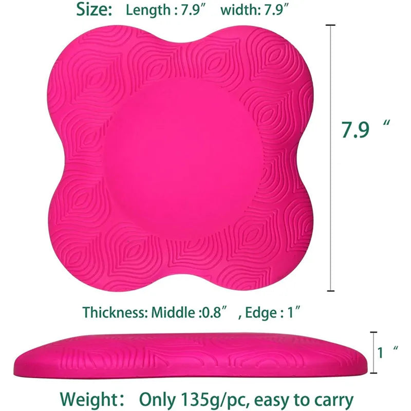 Yoga Knee Pad Cushion Soft TPE Foam Pad Support Protective Pad For Elbow Leg Arm  Balance Exercise Fitness Workout Yoga Mat