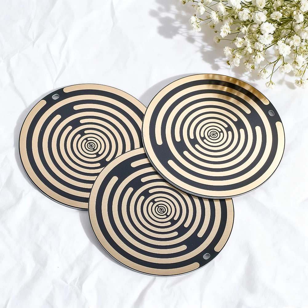 Polarization Energy Disk MWO Disk Multi-Wave Oscillator Double Sided Antenna Lakhovsky Balance Energy Disc Meditation Pendant