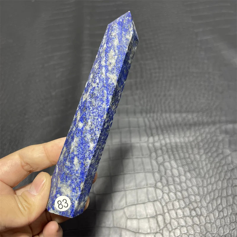 High Quality Natural Crystal Crafts Lapis Lazuli Point 15-20cm large Lapis healing Crystal Big Tower for decoration