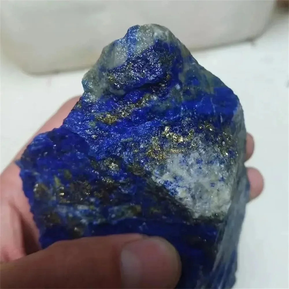 Natural Rough Lapis Lazuli 200g Quartz Crystal Stone, Raw Gemstone Ore for Healing Meditation, Mineral Specimen