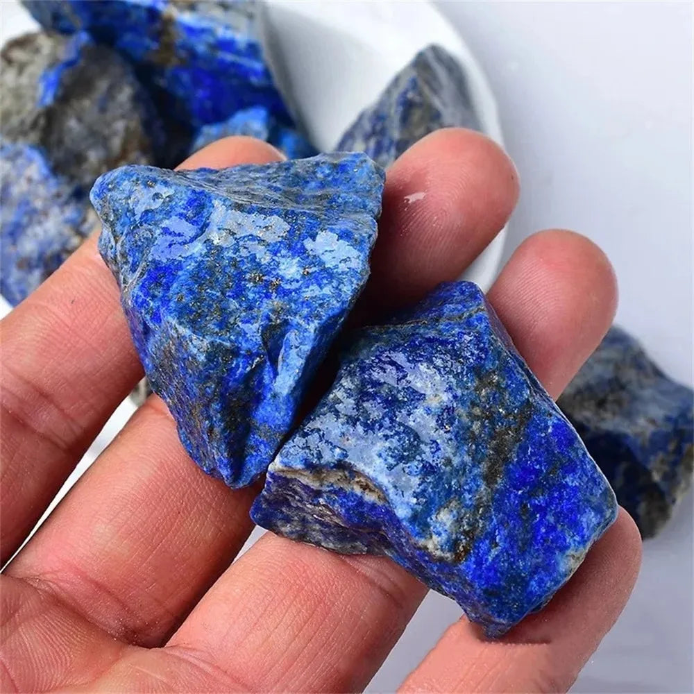 Natural Rough Lapis Lazuli 200g Quartz Crystal Stone, Raw Gemstone Ore for Healing Meditation, Mineral Specimen