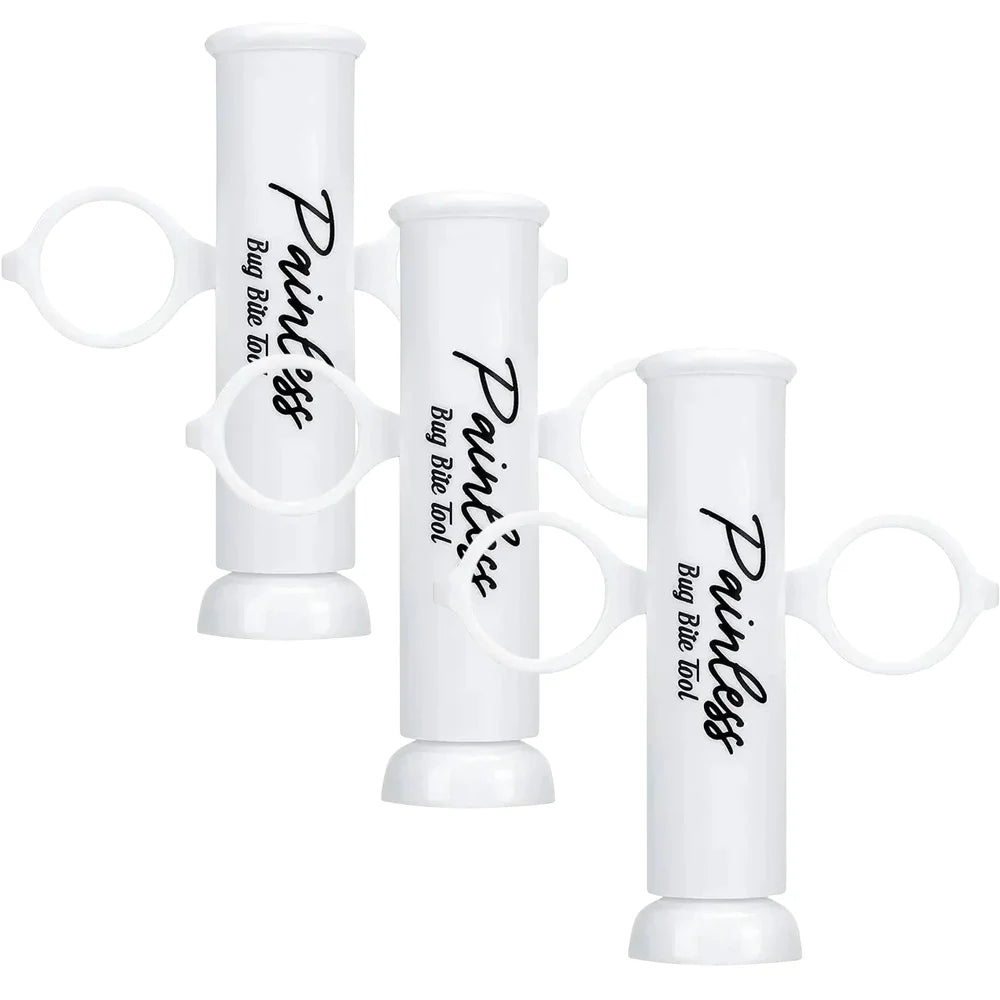 Negative-pressure suction device—for mosquito bites and bee stings naturally relieves discomfort caused by bites; chemical-free.