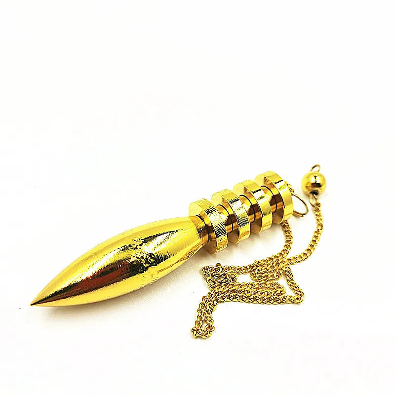 2.5in Healing Metal Pendulums for Divination Plate Copper Pendulum High Energy Pendulo De Bronce Pendulos De Mesa