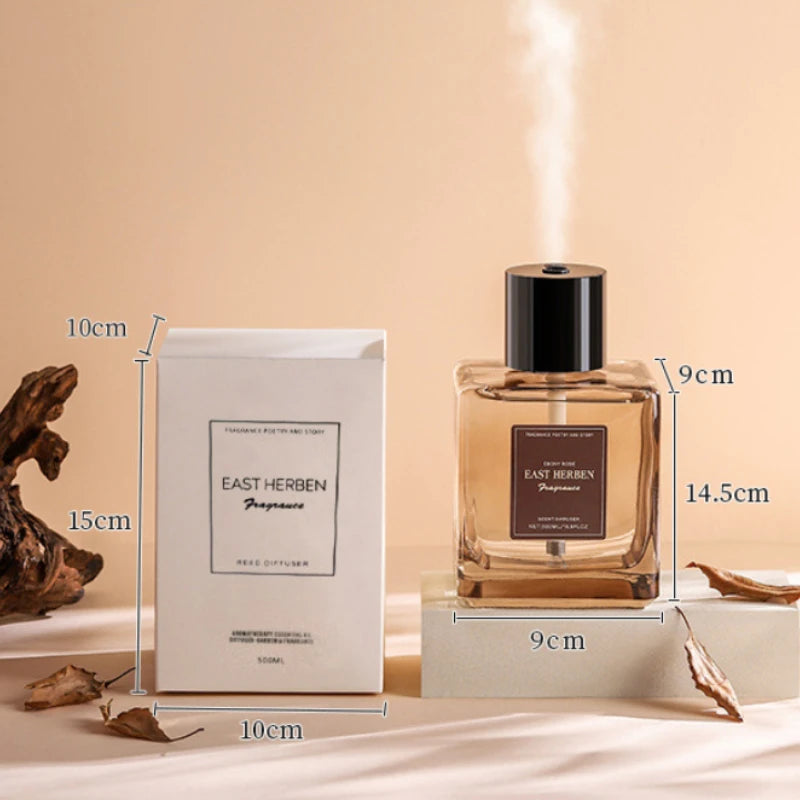500ml Reed Diffuser Oil Flameless Home Fragrance Air Freshener Tea Scent Air Car Odor Sticks Aromatherapy Diffuser