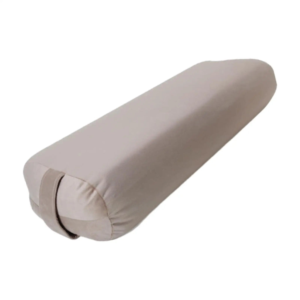 Yoga Bolster Pillow High Elastic Removable Cover with Carry Handle Pillow Meditation Cushion for Legs Restorative Yoga