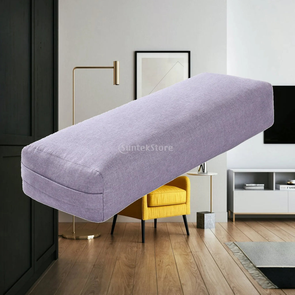Firm Yoga Bolster Cushion for Restorative Meditation Support Pillow for Back Neck Waist Alignment and Comfort